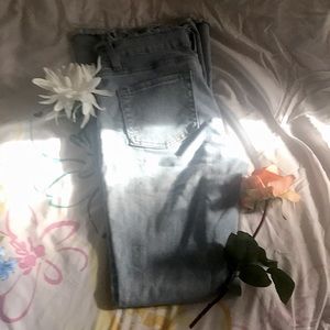 Light blue belt bottoms